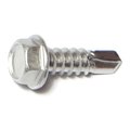 Midwest Fastener Self-Drilling Screw, #12 x 3/4 in, Stainless Steel Hex Head Hex Drive, 50 PK 53627